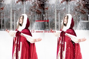 15 Snow Fall Brushes Photoshop Procreate for Digital Art Graphic Design and Photo Editing - Etsy Canada
