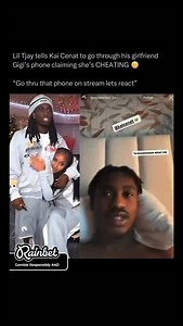 #LilTjay claims #KaiCenat’s girlfriend Gigi is cheating and tells him to go through her phone on stream 😳👀 | Hip Hop Ties