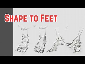 How to Draw Feet Step by Step | Easy Foot Drawing Tutorial for Beginners