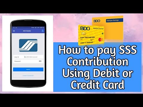 How to Pay SSS Contribution Using Debit or Credit Card #ssspayment #sssonlinepayment