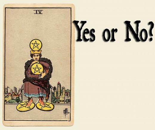 4 of Pentacles – Yes or No? - ⚜️ Cardarium ⚜️