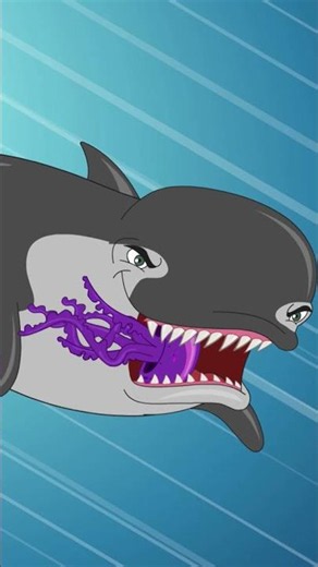 Megalodon chasing Whale