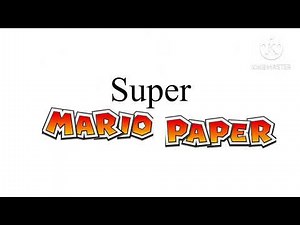 Super Mario paper logo remake