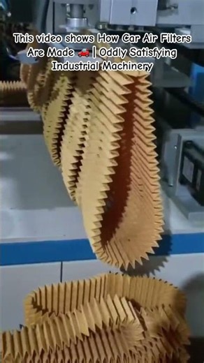 How Car Air Filters Are Made #Manufacturing #OddlySatisfying #Engineering #IndustrialMachinery