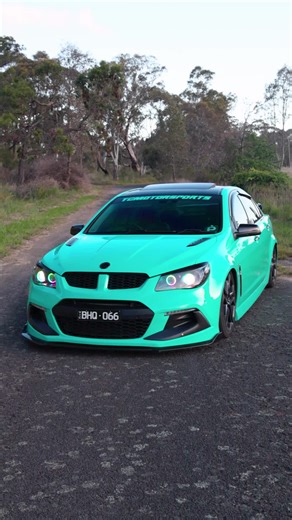Customized Holden HSV VF Commodore with Cammed LS3 Engine and Bagged Suspension