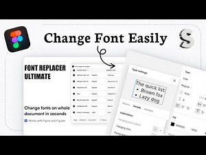 How to change fonts in Figma (Simple Font Switch)