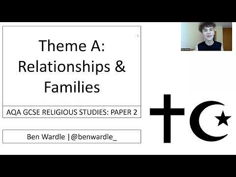 GCSE RELIGIOUS STUDIES - THEME A: RELATIONSHIPS & FAMILIES (AQA PAPER 2)
