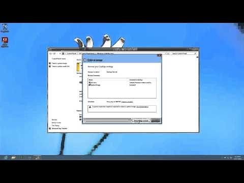 How to setup Windows 8 Backup