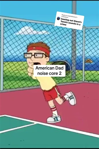 Replying to @CptnDavey enjoy the sequel 🎾 (s/o to AddictedToAmericanDad on YT) #fyp #americandad #roger #stansmith #funnyclips