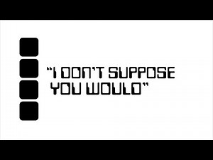 Doctor Who "I Don't Suppose You Would" - William Hartnell gets it right