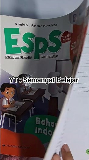ESPS Indonesian Language printed textbook Merdeka curriculum grade 3