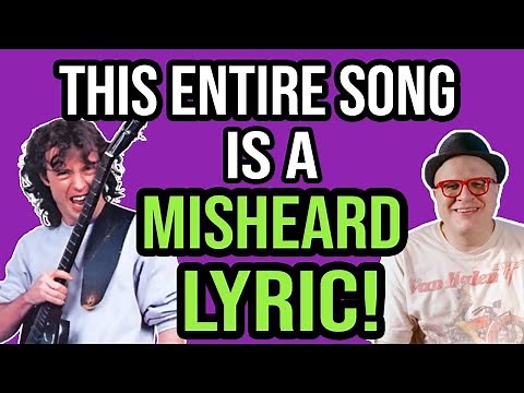 This Famous MISHEARD LYRIC is SO DISGUSTING... But It's HILARIOUS! | Professor of Rock