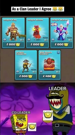 POV: You are the Co-Leader in Clash of Clans #shorts #gaming #clashofclans