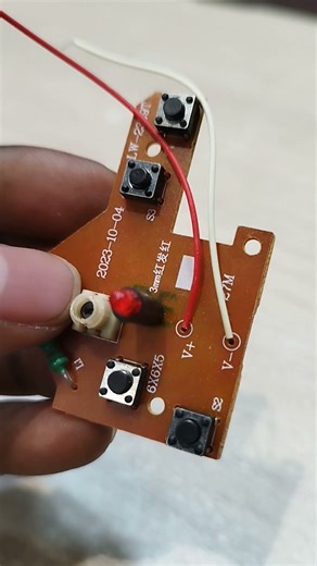 RC car transmitter receiver electronics module and electronics experiment