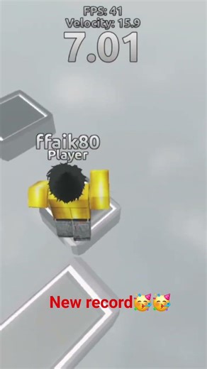 New Record🥳🥳 #roblox #speedrunners #timer #editz