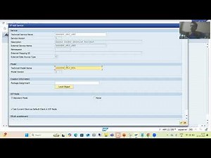 13 - ODATA - ODATA Service Creation Steps - Register the Service - Using Service Maintenance Part