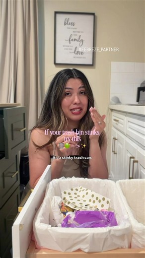 #FEBREZE_PARTNER I genuinely didn’t know a product like this existed until now 🤯🗑️ The new @Febreze Trash Odor Fighter helps reduce up to 99% of common trash odors and keeps my trash can smelling fresh for up to 45 days. It’s super easy to install, easy to refill, and fits a variety of trash can types too. Also love that it comes in Linen, Lemon, Lavender, and Gain scents✨ If your trash can has been personally attacking you lately… I linked a $2 off offer in my bio 👀 #FEBREZETRASH #Febreze #H