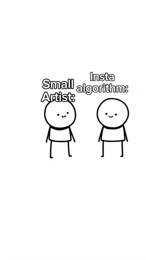 Small Artist vs Algorithm 😥💔 #shorts #art #artist #sketch