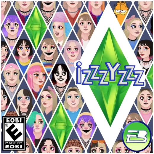 fanart for Izzzyzzz :-D I loved her sims video and I got this crazy idea to do one of the sims cd covers, it took ages lol #izzzyzzz #artistsoftiktok #commissionsopen #timelapsevideo