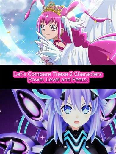 Cure Happy (Smile PreCure) VS Neptune (Hyperdimension Neptunia) / with Proof 🤓☝Version 2