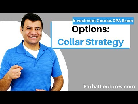 Options Collar Strategy Simply Explained with Example. Essentials of Investments. CPA Exam BAR.