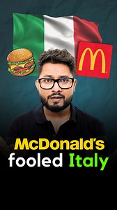 812K views · 10K reactions | Mcdonalds fooled italians In 2015,...