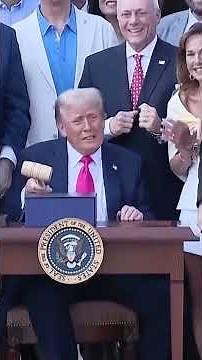 Trump Signs One Big Beautiful Bill at White House Ceremony on July 4