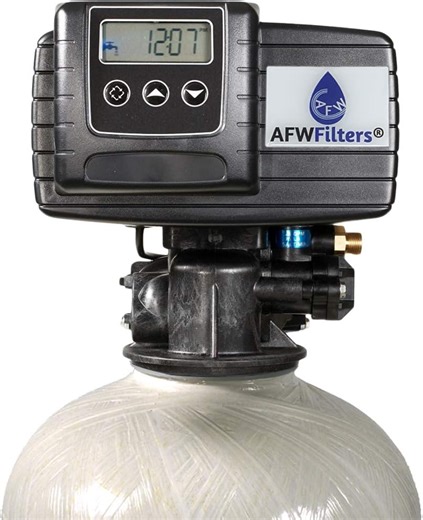 Amazon.com: AFWFilter 數位 pH 10 水中和劑 反洗系統 附Fleck 5600SXT 3/4 英吋(約 0.6 公分)不鏽鋼旁路 : 家居裝修