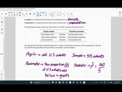 Lesson 6.1: Introduction to Sampling Distributions (Video Lesson)