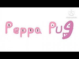 Peppa Pig Logo Bloopers 2 Take 2 A Greek Letter? (Fixed)