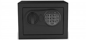 Pen Gear Small Digital Safe with Electronic Lock and Backup Key in Black Model 17SCM