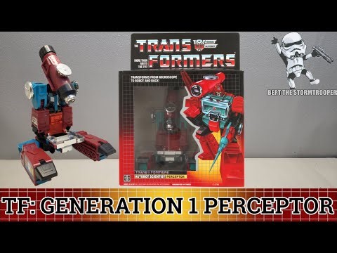 Transformers G1 1985 PERCEPTOR Review! Bert The Stormtrooper Reviews!