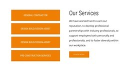 Text, button and grid repeater - Web Page Design by Nicepage