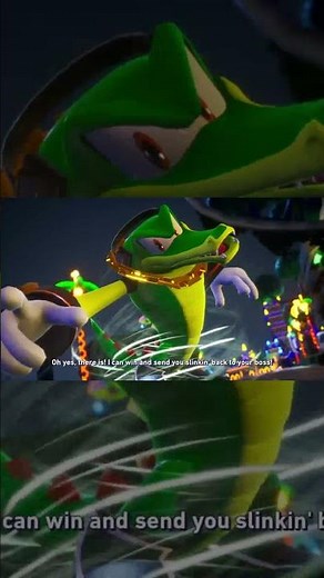 Vector and Storm Interaction - Sonic Racing CrossWorlds