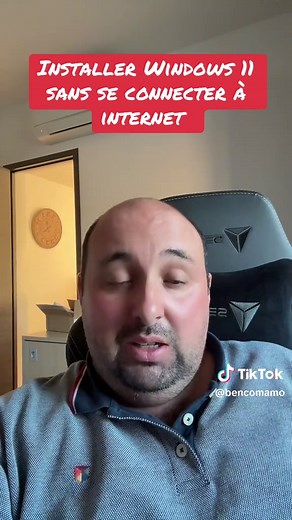 Installer Windows 11 sans connexion internet