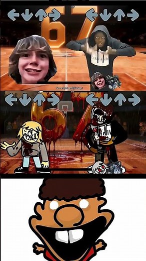 Epic Showdown: FNF 67 Kids Take on 61 in Among Us Meme Edition #67kid #fnf #amongus