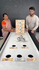 184K views · 555 reactions | Roll steel ball and son vs mom get money game challenge / part 20 #reels | The Ajeet Gamer | Facebook