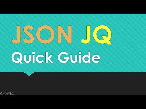 JSON JQ Linux Tool, Quick Tutorial