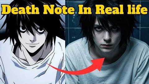 死亡笔记角色在现实中会是什么样子 ☠️_死亡笔记 AI 真人版_如果死亡笔记人物出现在现实