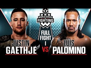[HD] Full Fight | Justin Gaethje vs Luis Palomino 1 (Lightweight Title Bout) | WSOF 19, 2015