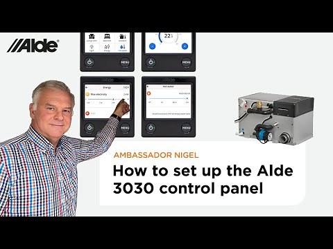 Alde 3030 Control Panel Settings