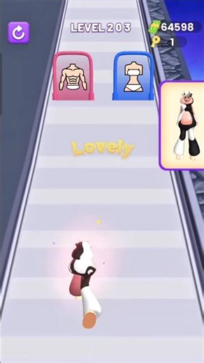 DIY Fashion Queen Game Level-203 New dress 🤣 Challenge❤️#trending #shorts #game