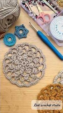 DIY Crochet Mandala ⭐ | Beginner-Friendly Tutorial!