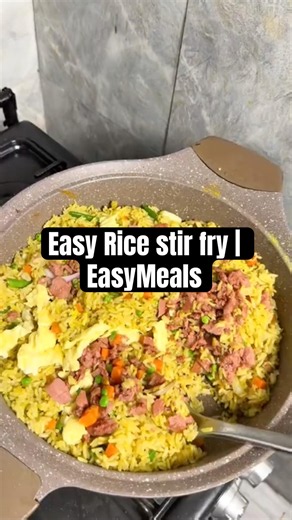 Quick & Easy Rice Stir Fry in 10 Minutes 🍳🔥