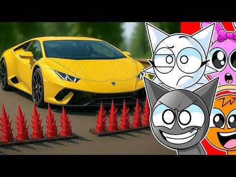 CARS vs GIANT SPIKES