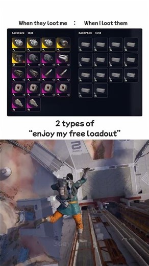 2 types of "enjoy my free loadout" 😂 - ARC Raiders