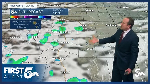 Spring-like day ahead, with spotty afternoon showers and thunderstorms