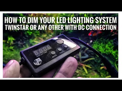HOW TO DIM TWINSTAR LIGHTS AND ANY OTHER LED WITH 5.5 DC CONNECTOR