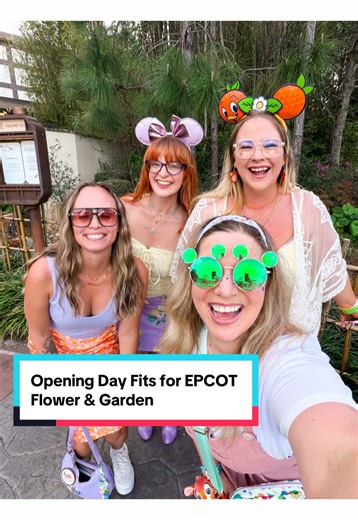 When the girlies show up for opening day of the EPCOT International Flower & Garden Festival… you already know it’s going to be a core memory 🌸✨ The festival is officially in full bloom at EPCOT and as always, we brought the spring fits 💐 There’s just something about strolling through the topiaries, stopping for every outdoor kitchen, sipping something floral and fruity, and soaking up that Florida sunshine with your favorite people. Any day at EPCOT is a good one… but festival season? Elite e