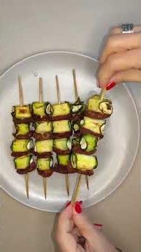 12/5/26: Ricette di Manuela LM: Spiedini di zucchine, feta e pomodorini secchi 🥒🧀